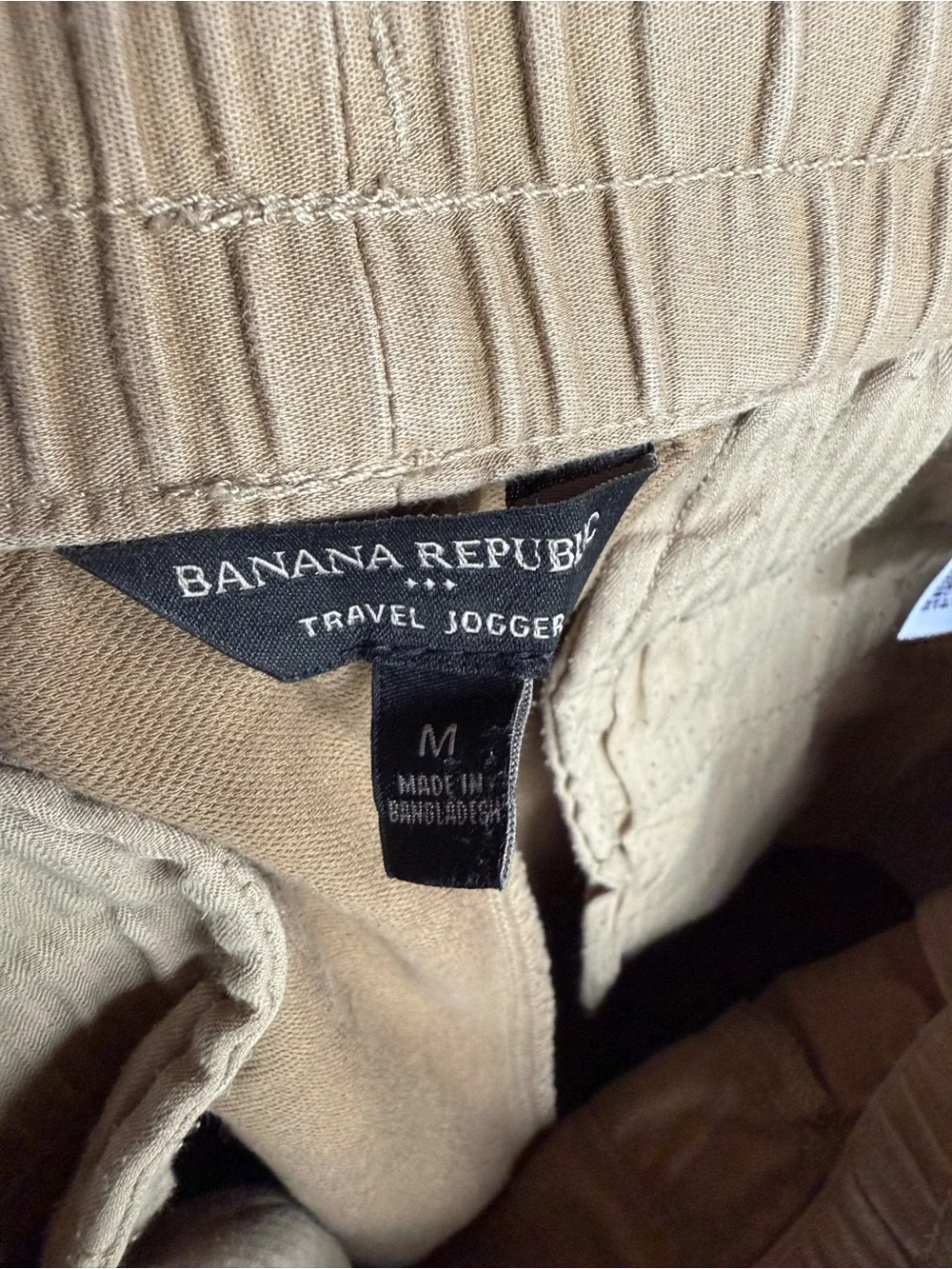 Banana Republic Men's Casual Drawstring Pants in Tan